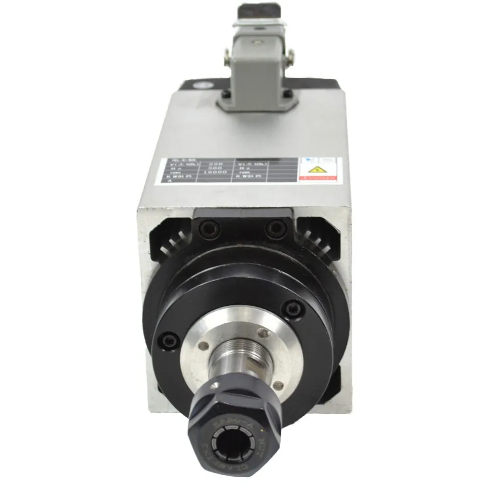 Шпиндельный двигатель 3 кВт с воздушным охлаждением шпиндель ЧПУ 4 подшипника