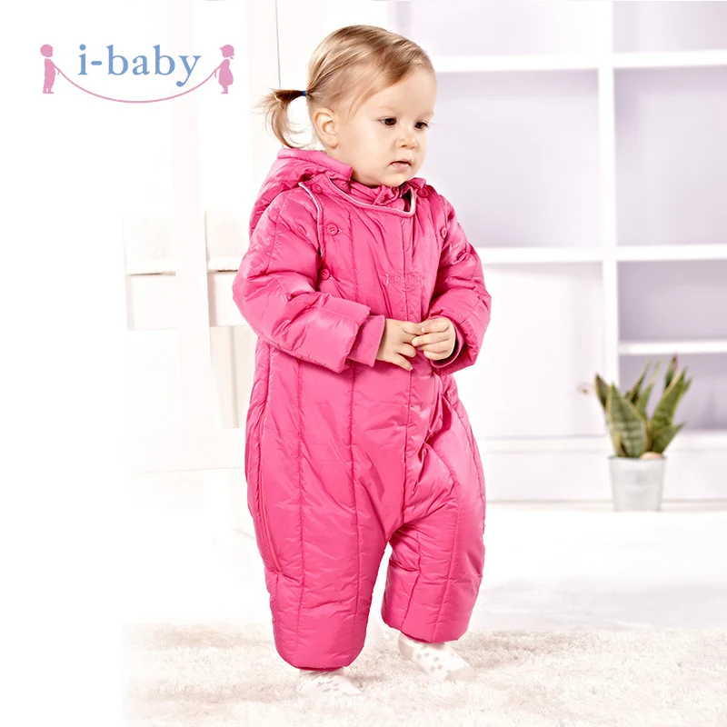 Детский комбинезон с капюшоном i-baby Одежда для новорожденных 100% хлопок