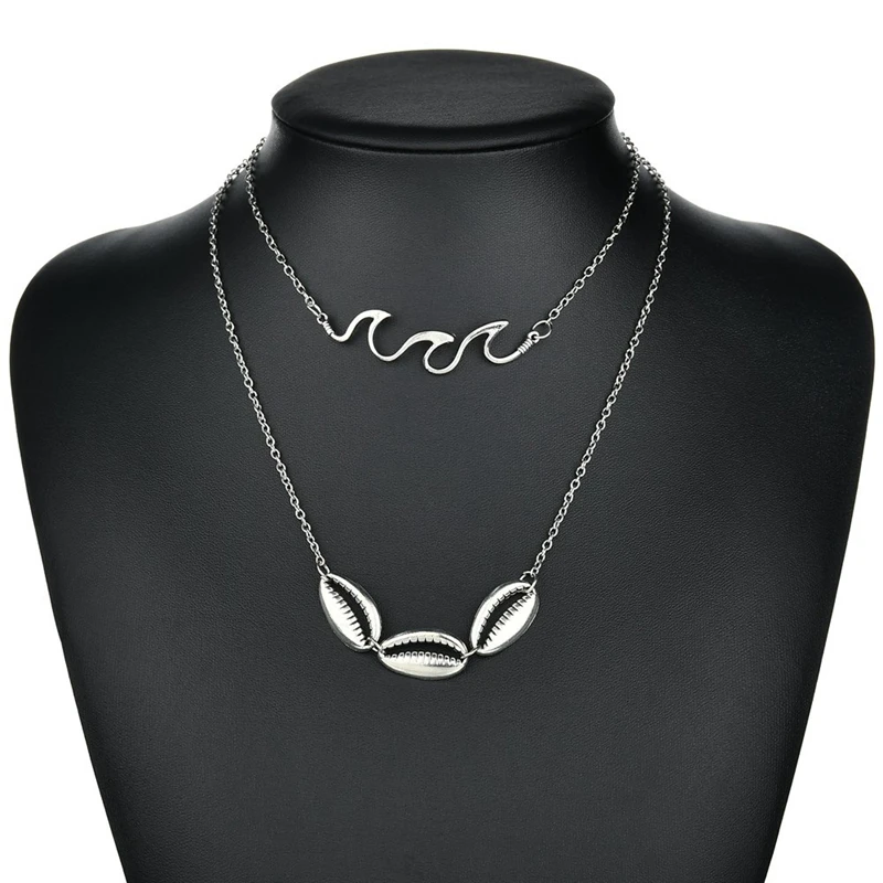 Fashion Shell Necklaces Pendants Gift Letter Collar Choker Jewelry For Women Long Chain Men Collier Heart Necklace | Украшения и