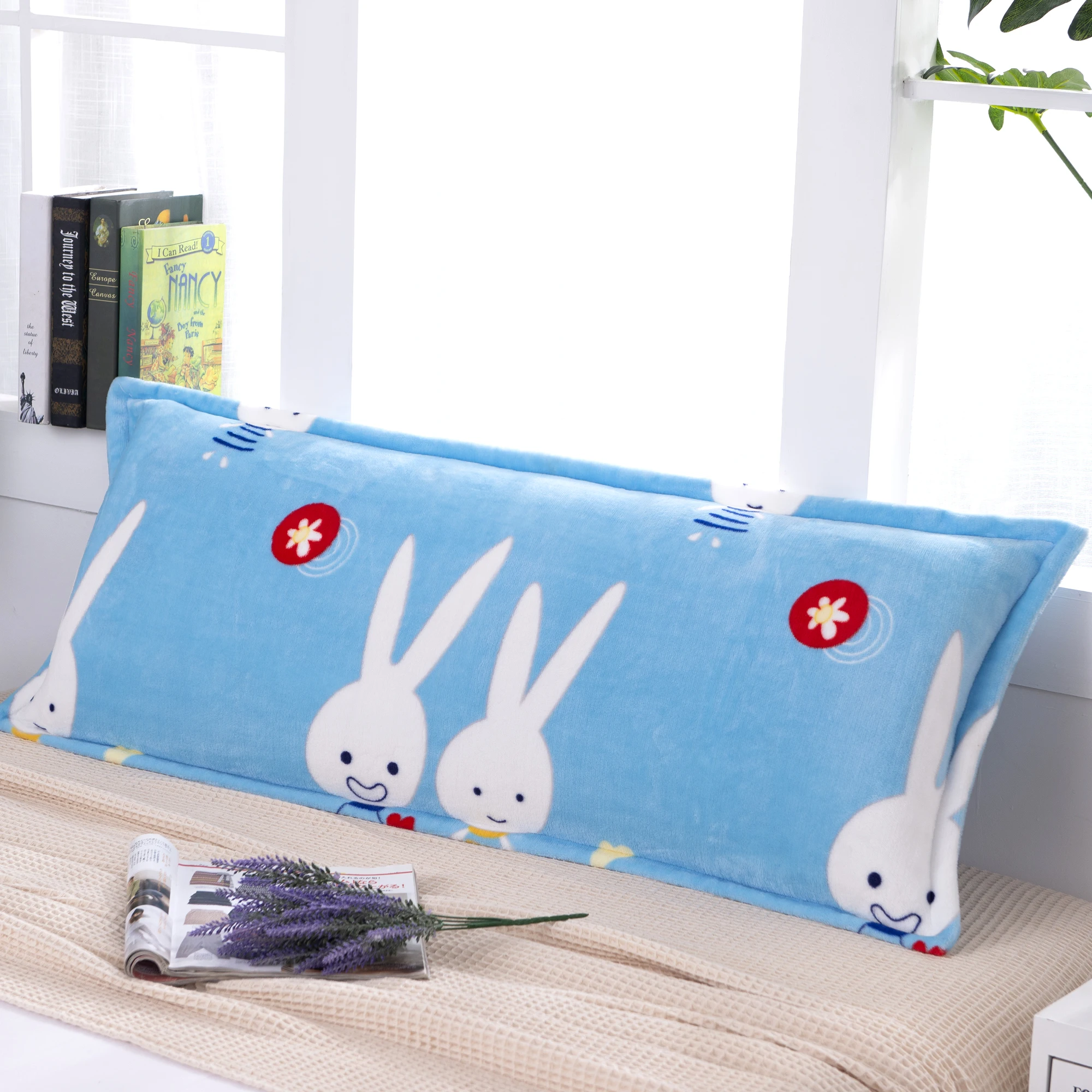 Long Pillowcase-11 Фланелевый двойной чехол для подушки зимний теплый коралловый флис длинный Чехол для подушки 1,2/1,5/1,8 м кровать 48x150/48x120/48x180 см чехол для подушки - Цвет: Long Pillowcase-11