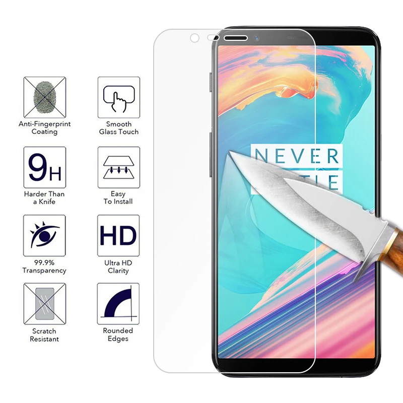 9H защитная пленка из закаленного стекла для Oneplus 6T 6 5 T 1 + Oneplus6 One Plus | Мобильные