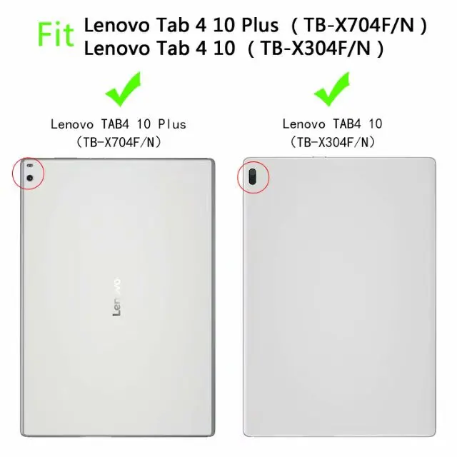 Кожаный чехол для Lenovo Tab4 Tab 4 10 Plus 1 ТБ X704L TB X704F X704N противоударный 10|Чехлы планшетов