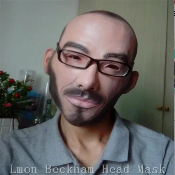 

Хэллоуин, Рождественская вечеринка, косплей, знаменитый человек, Бекхэм, латексная маска, футбольные знаменитости, накладные маски, маскара...