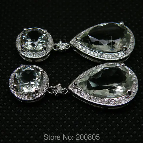 LOVERJEWELRY женские серьги в виде капель с круглым 7 мм Груша 9x14 старинные ювелирные