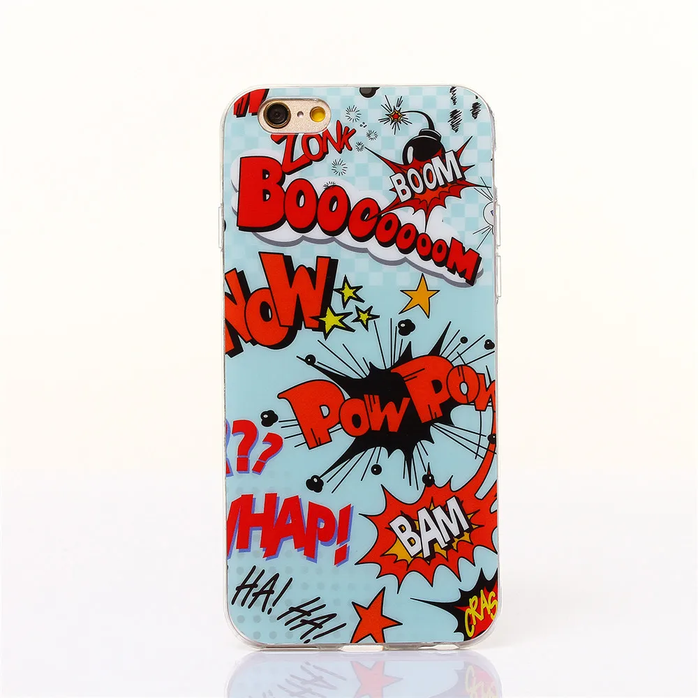 Для 6/6 S 4.7 &quotshell мягкая ультра тонкий тпу противоударный печать мода чехол iPhone 6