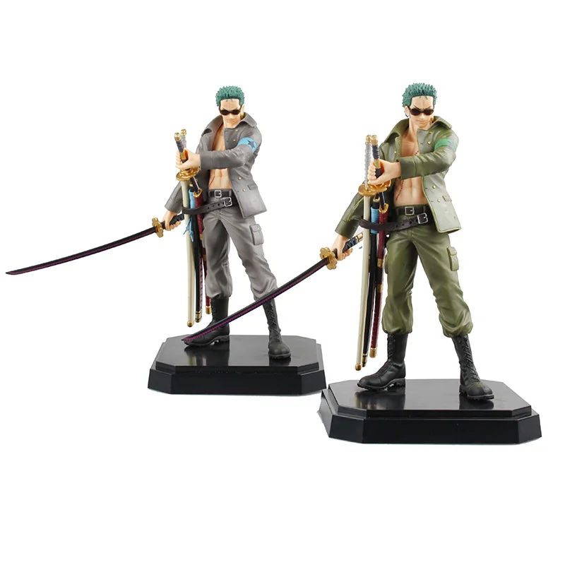 

Аниме One Piece Last One Военный стиль Ver.Roronoa Зоро ПВХ Фигурки Коллекционная модель игрушки куклы 23 см OPAF031