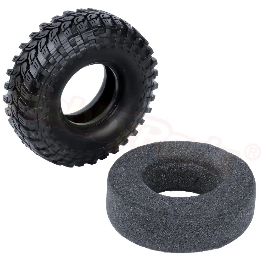 1 9 &quotBeadlock колеса шины с пенными вставками для 1/10 Рок Гусеничный осевой SCX10 90046 90047