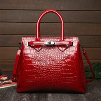 fashion crocodile pattern women handbags luxury women bags designer big tote bag brand leather shoulder crossbody bags for women