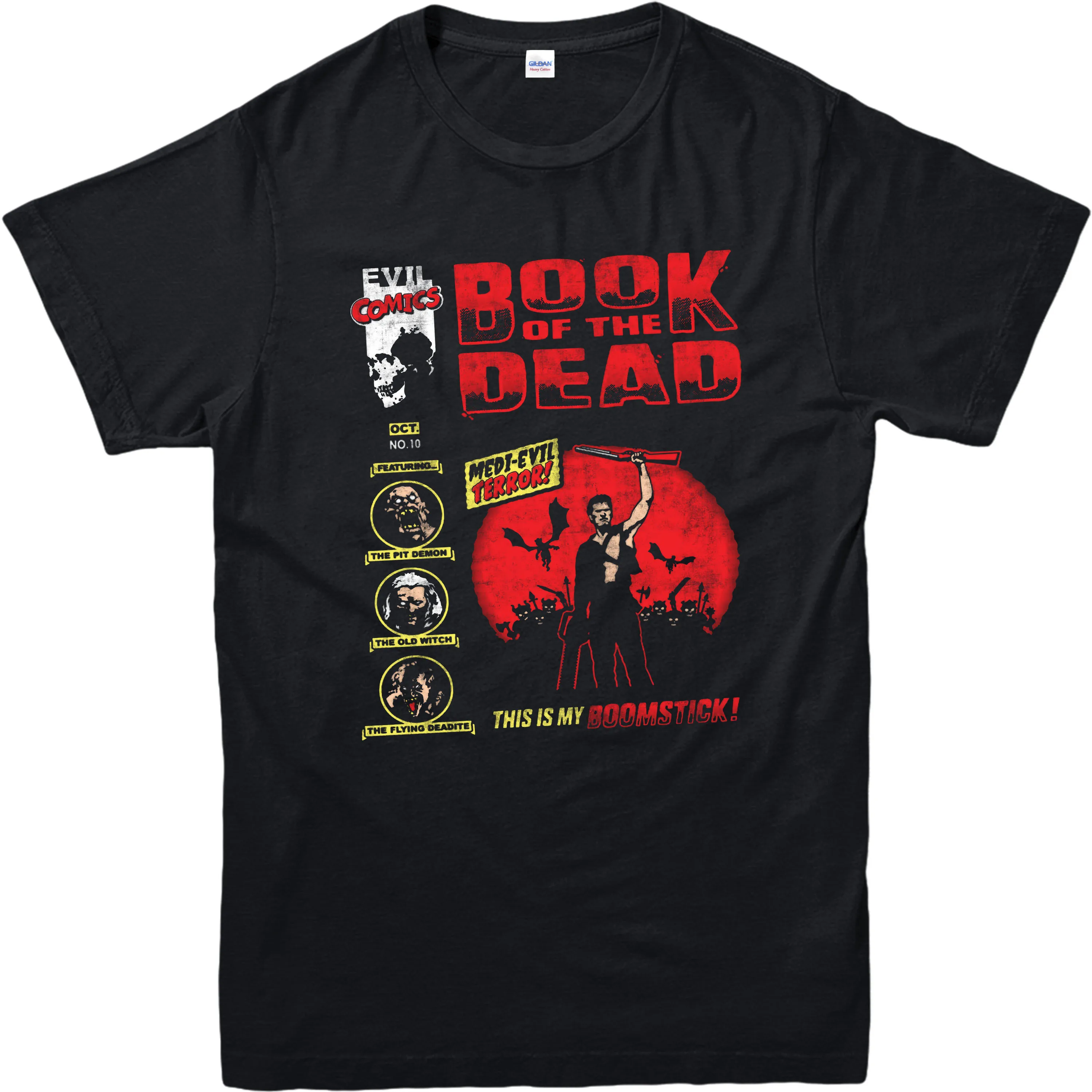 Футболка с принтом Гадкий мертвец Книга мертвых Американский супернатуральный