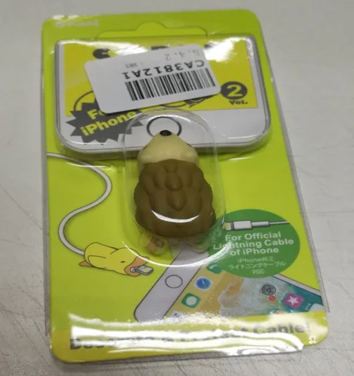 1 шт. мини силиконовый провод крышка милый мультяшный usb-кабель защита Мультфильм шнур зарядный кабель намотки для Iphone зарядное устройство кабель