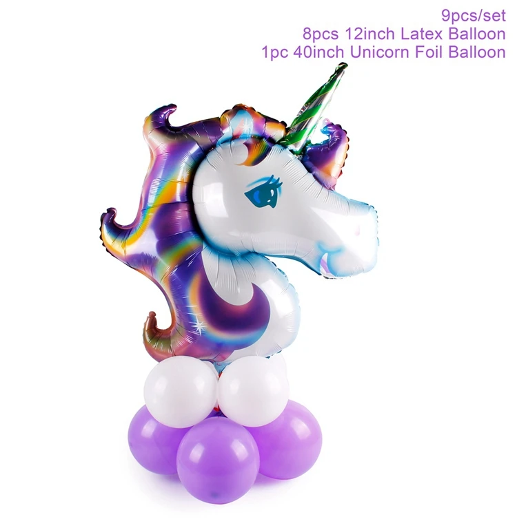 QIFU Pin The Horn On The Unicorn вечерние украшения в виде единорога на день рождения для детей, праздничные вечерние украшения в виде единорога, декор в виде единорога на день рождения
