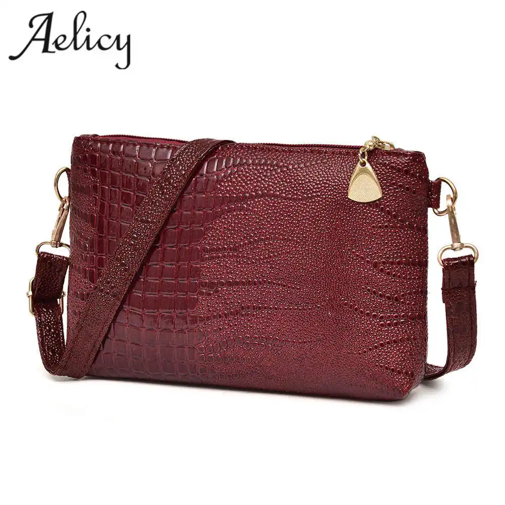 Aelicy женские Винтажные Сумки из искусственной кожи с разрезом сумка-конверт