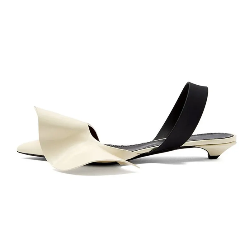 Туфли лодочки женские кожаные заостренный носок низкий каблук вечерняя Обувь