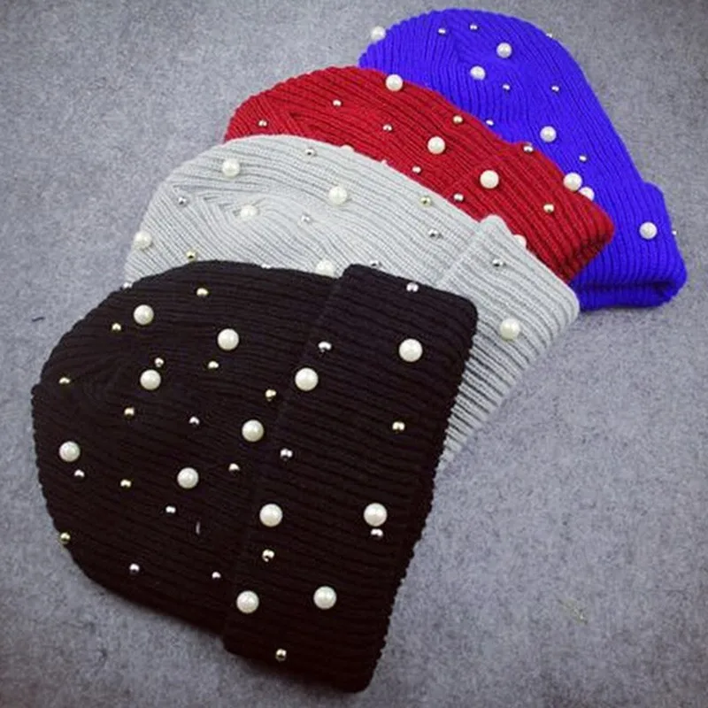 100 шт./упак. Ручной пресс DIY жемчужные заклепки Крафтовая шапка жемчужная вязаная