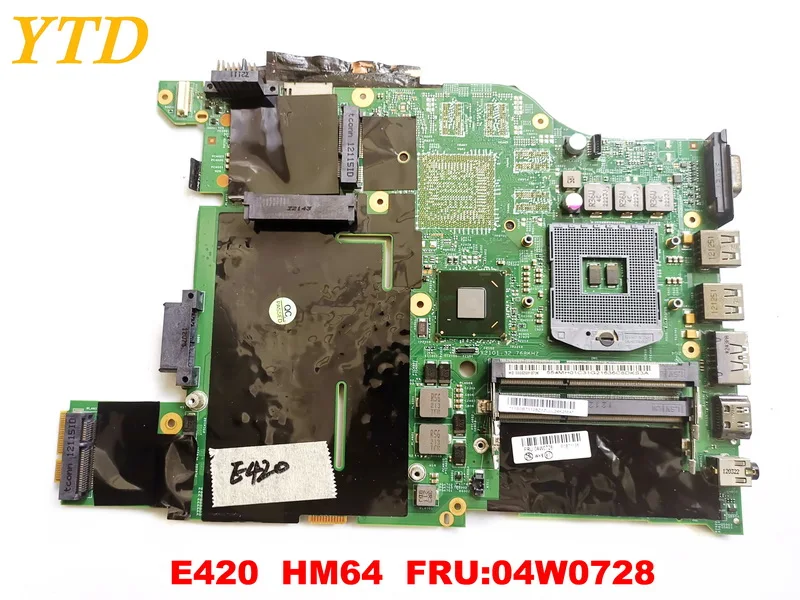 Original for Lenovo E420 laptop motherboardE420 HM64 FRU04W0728 tesyed good free shipping | Компьютеры и офис