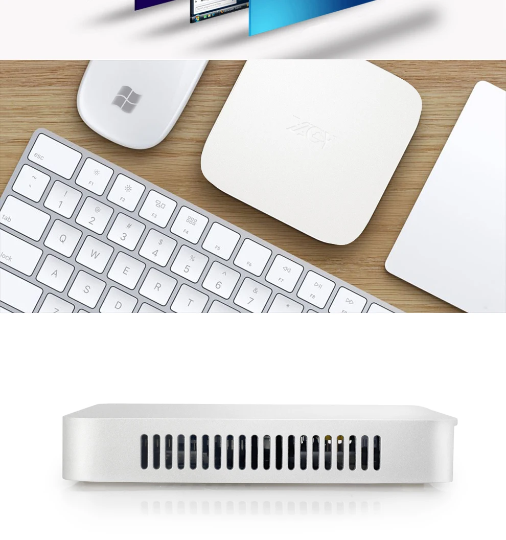 Мини-ПК Windows10 Intel Core i5 3317U Barebone Micro компьютер HDMI VGA 6xusb 300 м Wi-Fi Gigabit Ethernet