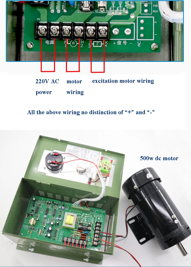 1500W 220VDC Скорость контроллер 2HP регулятор двигателя пост. Тока мотор Скорость драйвер регулятора