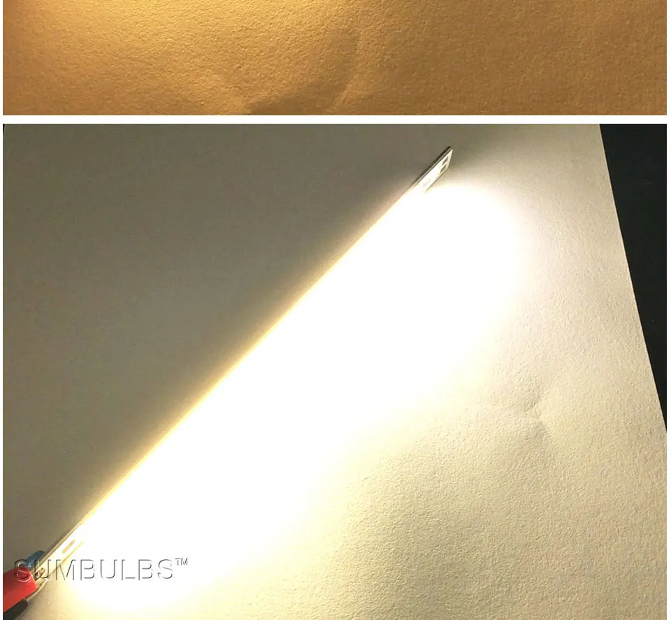 [Sumbulbs] 200x10 мм 0422 10 Вт Светодиодный светильник COB полоса лампы DC 12-14 в 1000LM зеленый желтый красный синий теплый белый чистый белый бар светильник