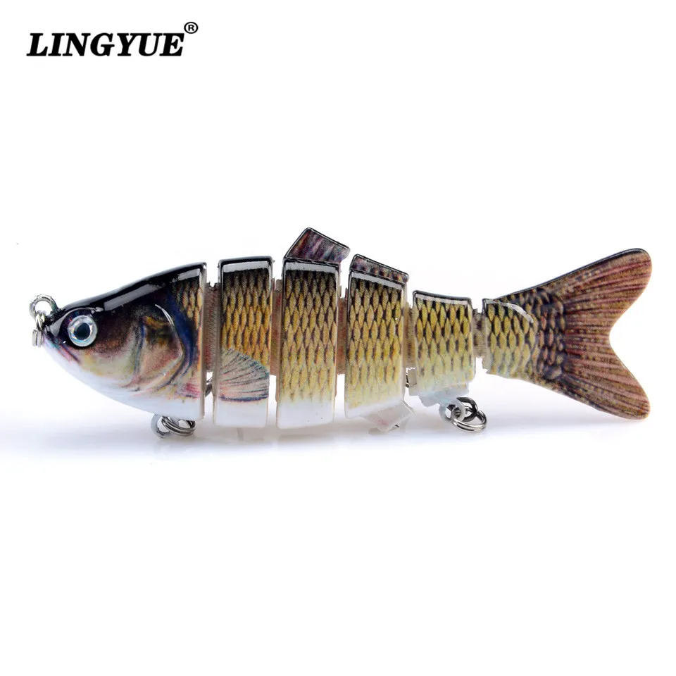 5 шт./Лот рыболовные приманки 6 секций многосекционная свимбейт искусственная