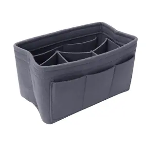 Фетровая косметичка, органайзер, сумка-вкладыш, сумка, многофункциональная женская сумка для хранения туалетных принадлежностей