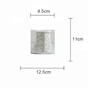 Чехлы для настенных светильников из фланелевой ткани мини абажур люстры зажим|mini