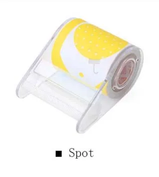 Spot with Tape seat Креативная цветная лента Kawaii, блокнот для заметок, корейский школьный офисный канцелярский блокнот из тика, бумага для заметок, портативный блокнот для заметок на ленте, блокнот для заметок - Цвет: Spot with Tape seat