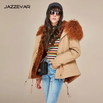 Jia ze hua осень/зима новая женская одежда maomao мочевого пузыря енота Удлиненное пальто воротник парка звезды