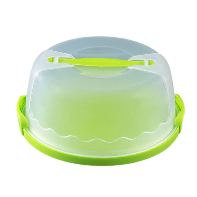 Новый Пластик торт Коробки 10 Инче Экологичные помадка Cake Box Еда контейнер Pasrty