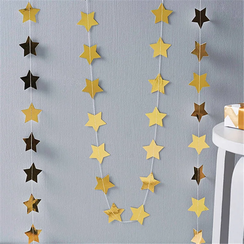 

Бумажная звездная гирлянда CMGBOBP 4 м