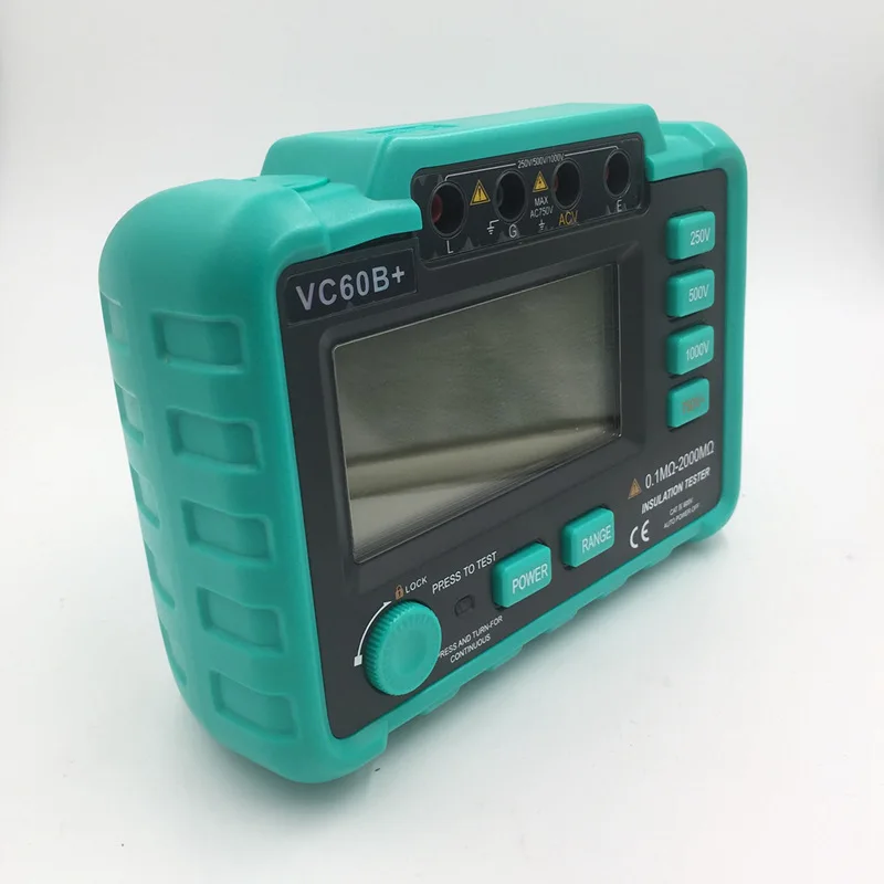 VC60B + цифровой тестер сопротивления изоляции Megohm Megohmmeter заземление сопротивление