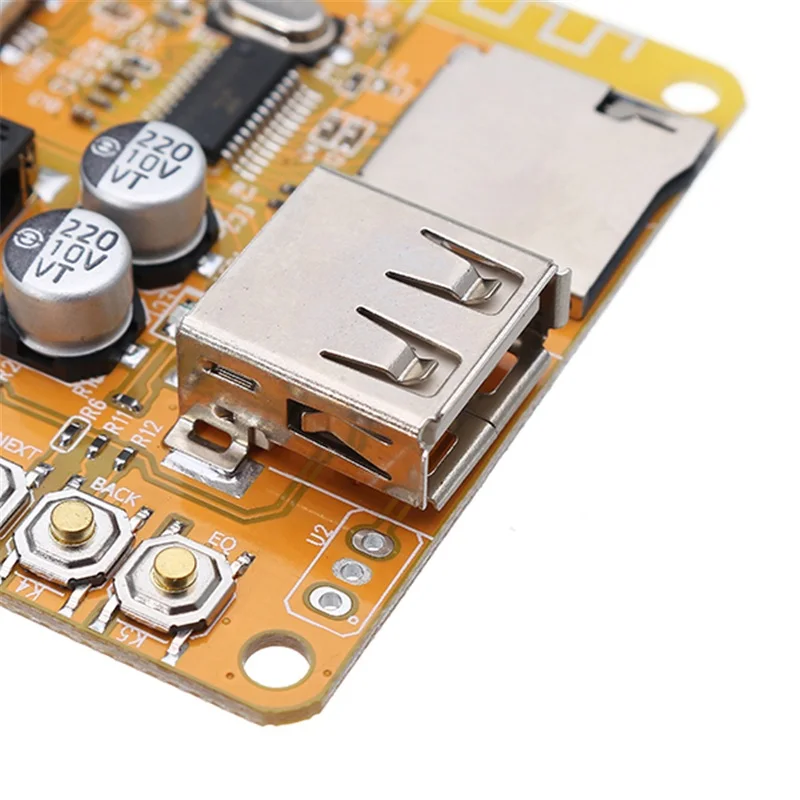 LEORY беспроводной bluetooth 4,2 USB модуль приложение управление беспроводной bluetooth аудио приемник усилительная плата с акриловой оболочкой