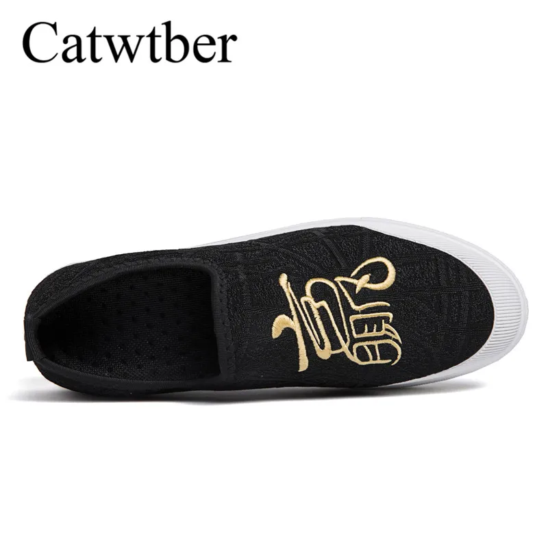 Catwtber 2018 классические мокасины мужской Черный серый цвет человек повседневная
