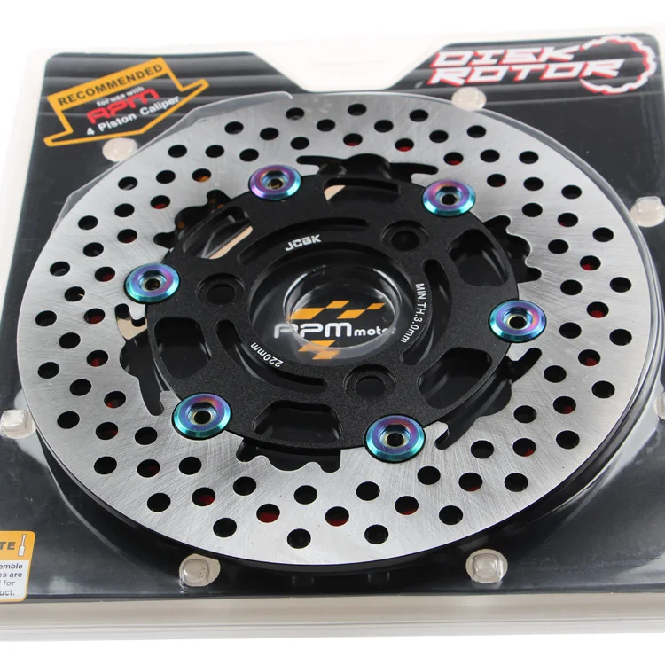Для Yamaha Aerox Nitro BWS 100 JOG 50 rr RPMmotor тормозной суппорт для мотоцикла+ кронштейн адаптера тормозного насоса+ 200 мм/220 мм тормозной диск - Цвет: 220mm Disc