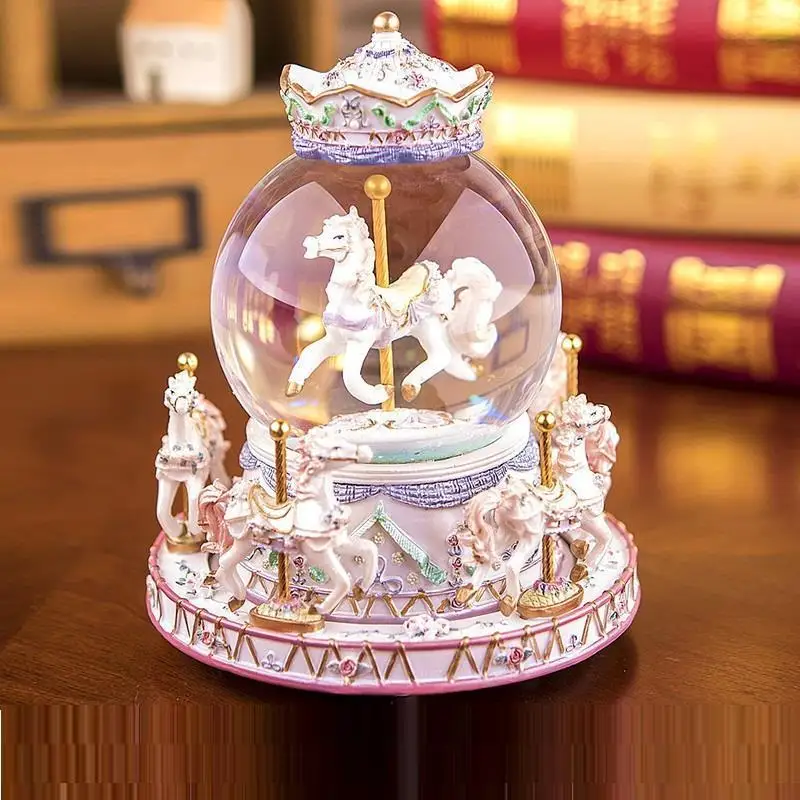 MODEL U Музыкальная музыкальная шкатулка Carillon Scatole Musicali Muziekdoos Snow Globe Caja De Musica Carousel Boite A Musique Music Box - Цвет: MODEL U