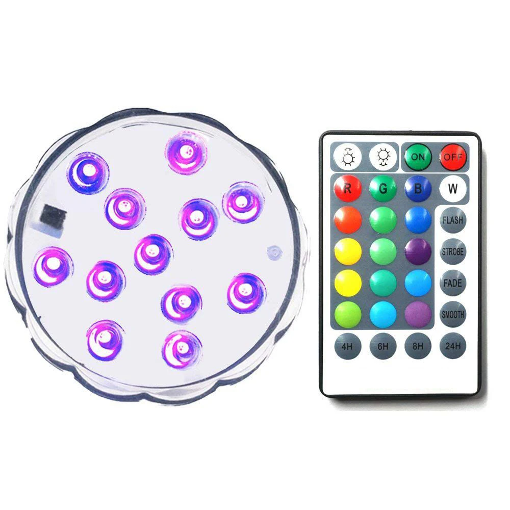 Модернизированный 12 Светодиодный погружной светодиодный фонарь 3 9 дюйма RGB