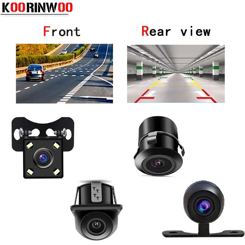 Автомобильная камера заднего вида Koorinwoo HD CCD автомобильная парковочная с