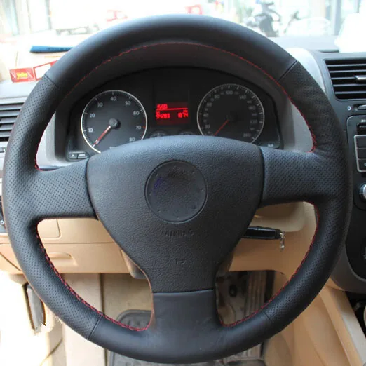 Специальный чехол на руль ручной работы из натуральной кожи для Volkswagen vw старых