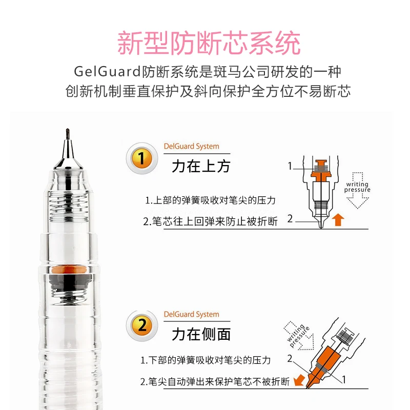 Limited Japan ZEBRA Doraemon& Bikachu Mechanical Pencil Continuous Lead Mechanical Pencil MA85 Mechanical Pencil 0.5mm 1PCS