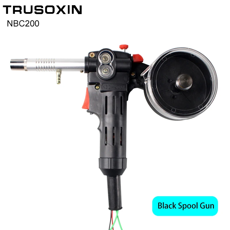 MIG сварочное оборудование катушка пистолет толчок питатель алюминий медь или нержавеющая сталь DC 24 в мотор линии-Рисунок сварочный фонарь