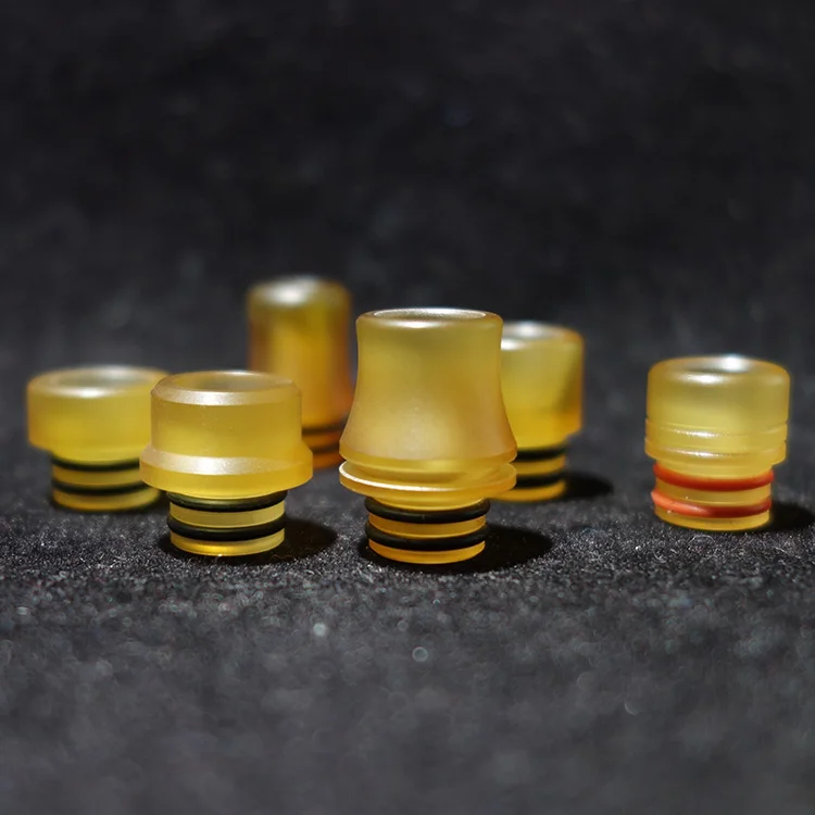 Капельный наконечник mtl 510 1 шт. для вейпа mini yellow PEI ultem насадки атомайзера thread RTA RDA