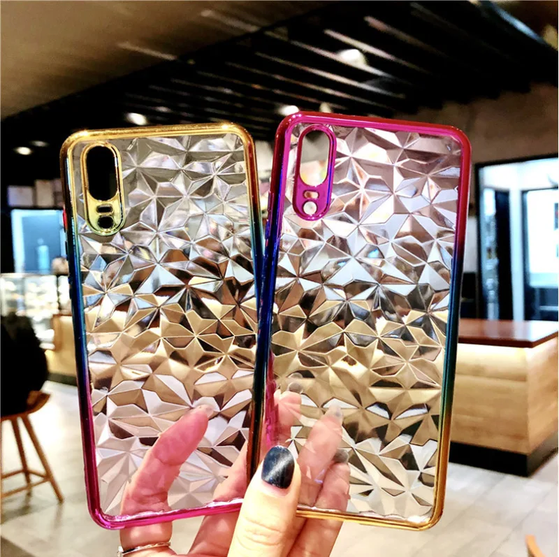 Gradient Soft Silicon case For Huawei P30 P20 mate 20 10 lite honor 8A 8C 7a pro Y6 Y9 2019 Y5 Y7 Prime 2018 P smart Phone cover |