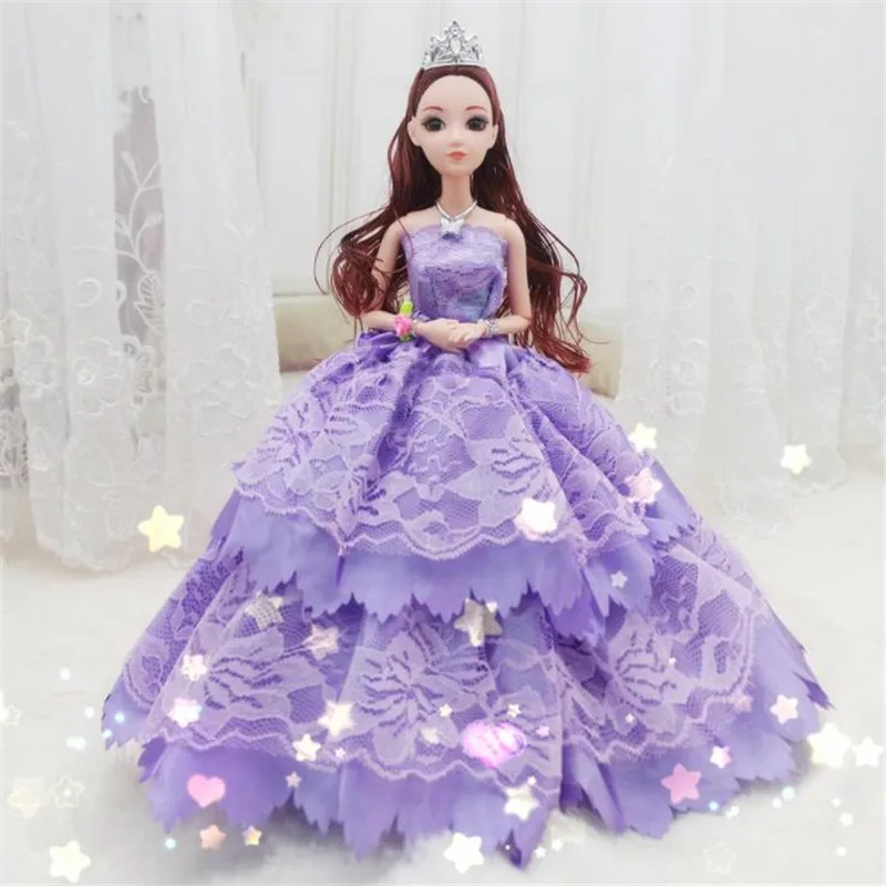 2019 новейшая Кукла Одежда модное платье принцесса юбка вечерние платья Кружева