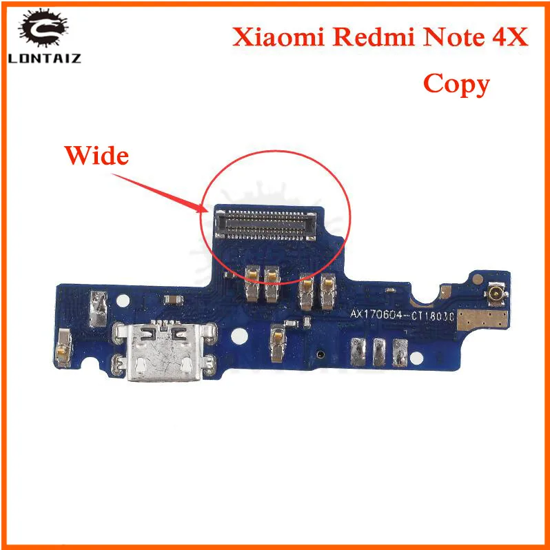 Redmi Note 4 USB порт зарядное устройство док-станция разъем гибкий кабель Note4 для 5," Xiaomi Redmi Note 4X плата с зарядным портом