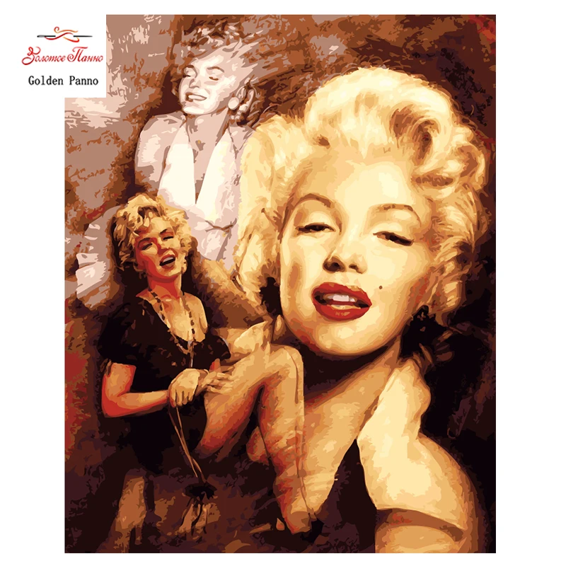 

Golden Panno,Needlework,Embroidery,DIY Portrait Painting,Kits,14ct Sexy blonde,Sets For Embroidery,Christmas1013