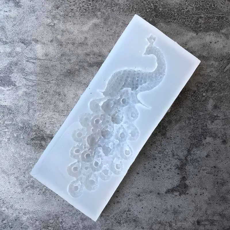 1 шт. силиконовая форма для мыла в форме павлина украшение торта мастикой