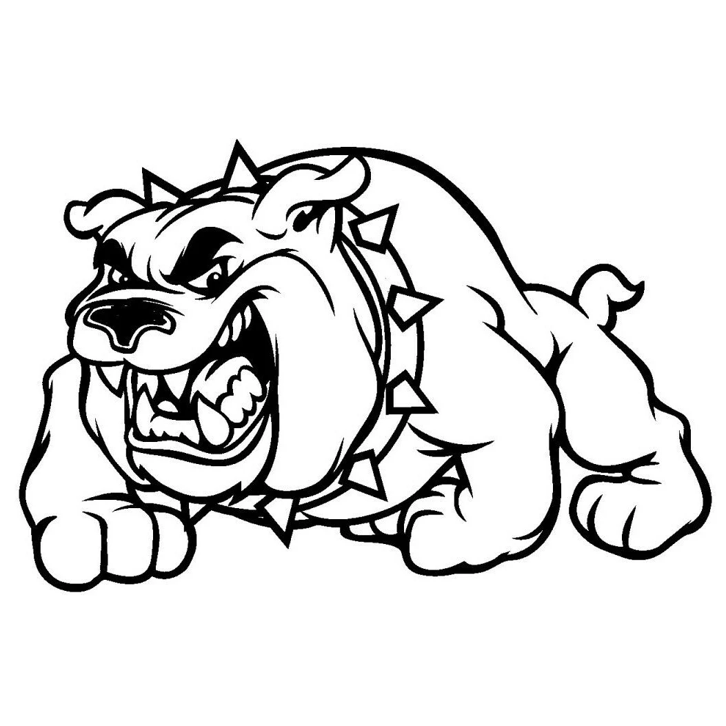 Яростный бульдог Декор капот боковая виниловая наклейка графическая хобби на