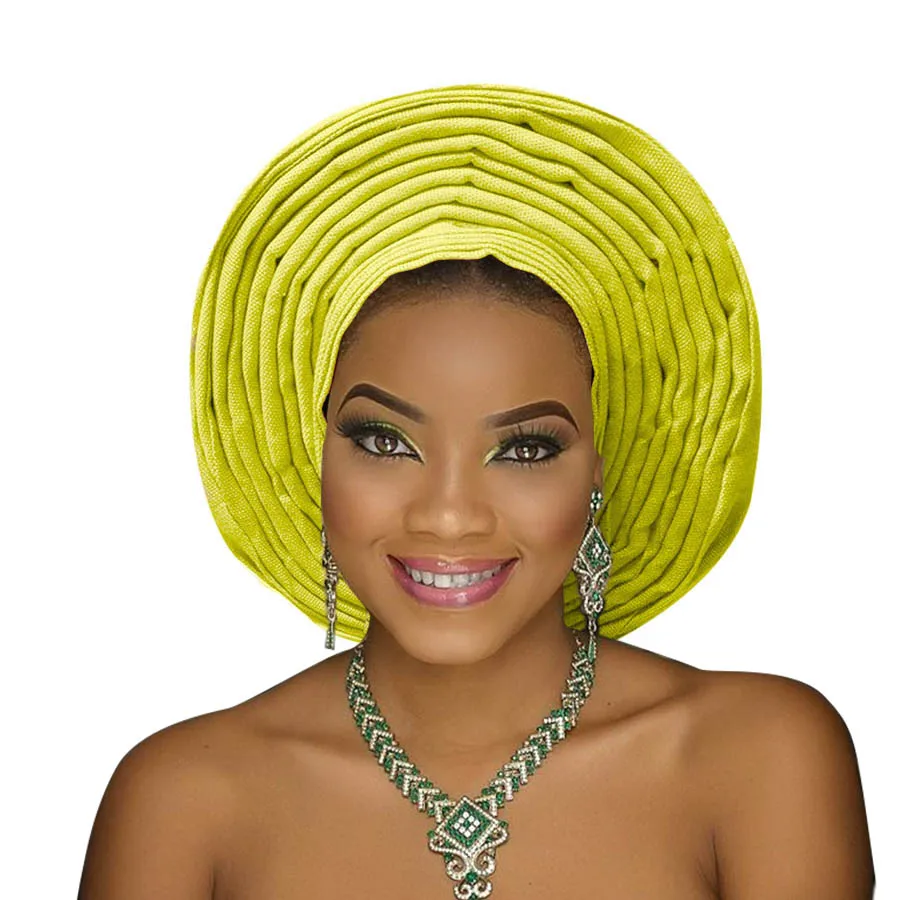 Головная повязка aso oke в африканском стиле на голову ebi auto gele для свадебной