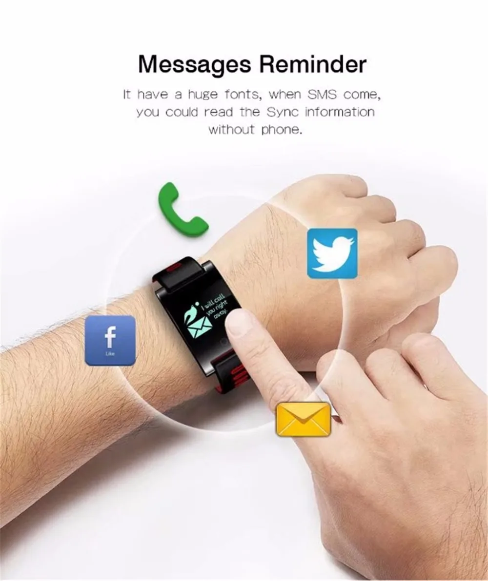 DM68 плюс умный Браслет OLED сенсорный экран сна сердечного ритма шагомер браслет