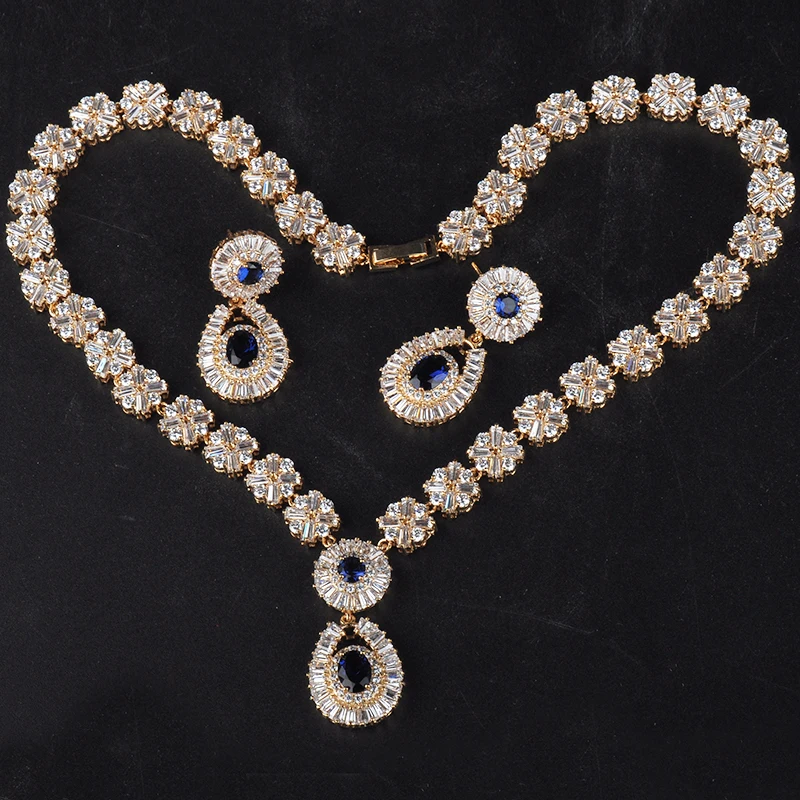 Женские сверкающие стразы GAOLA набор украшений белого и золотого цвета для