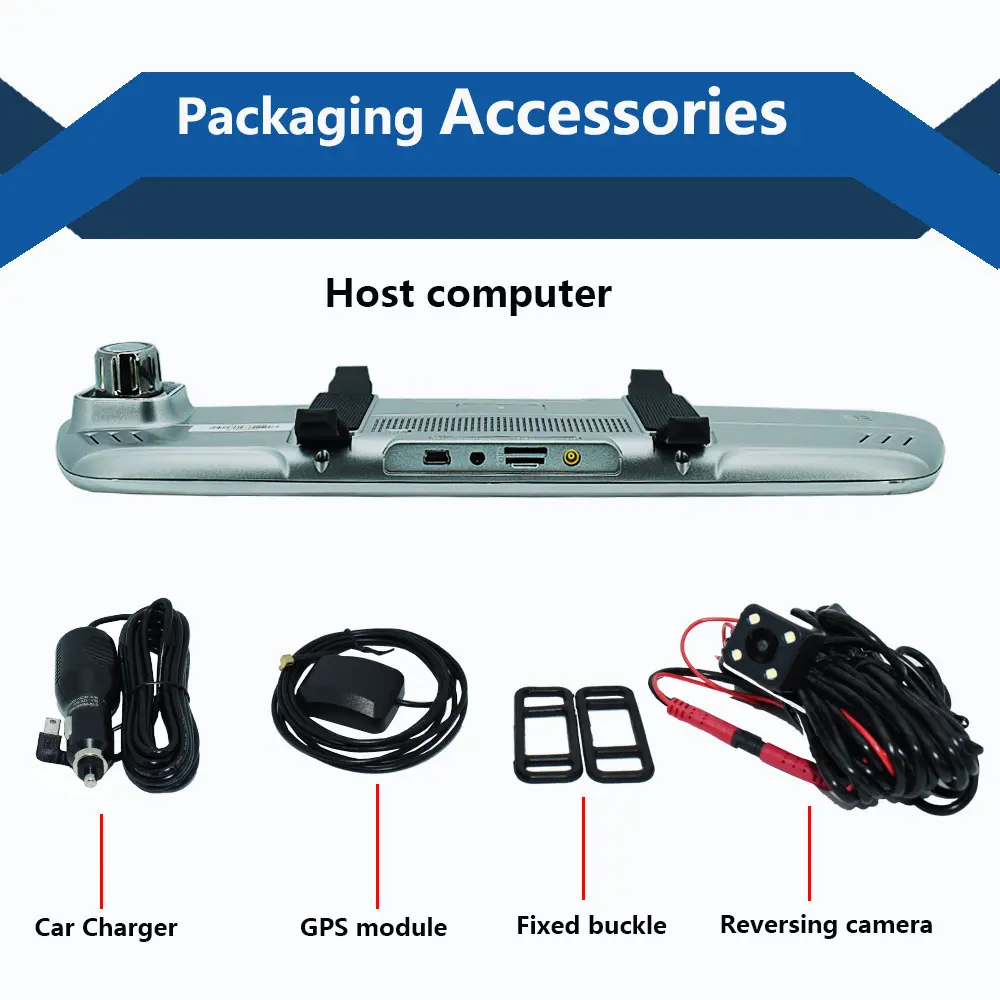 7 дюймов автомобиля GPS навигатор Android 5.0 с видеорегистратор Зеркало Bluetooth